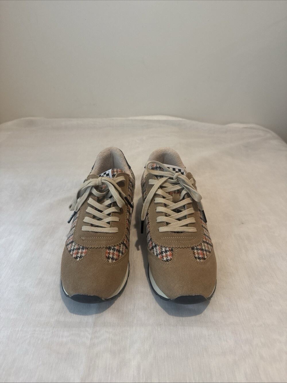 No Name City Run Jogger Women’s 9 Plaid Suede Shoes Casual Academia